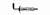 Металлический дюбель для пустотелых конструкций с прямым крюком 5х52 E-L ПЕ-155 (2 шт)